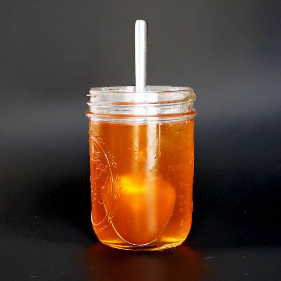 Vegan Apple Honey + Vegan Hot Honey - Recipe photo by Sinful Kitchen