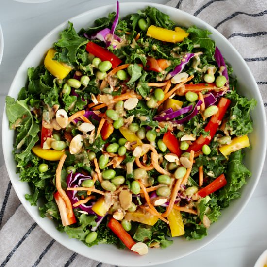 Kale Peanut Salad - Recipe photo by cheerfulchoices