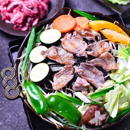 Jingisukan (Hokkaido Lamb BBQ) - Recipe photo by Sudachi Recipes
