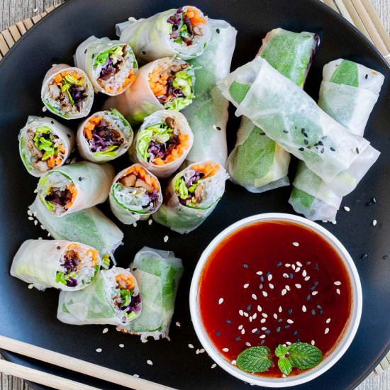 Vietnamese Spring rolls - Recipe photo by MyPurePlants