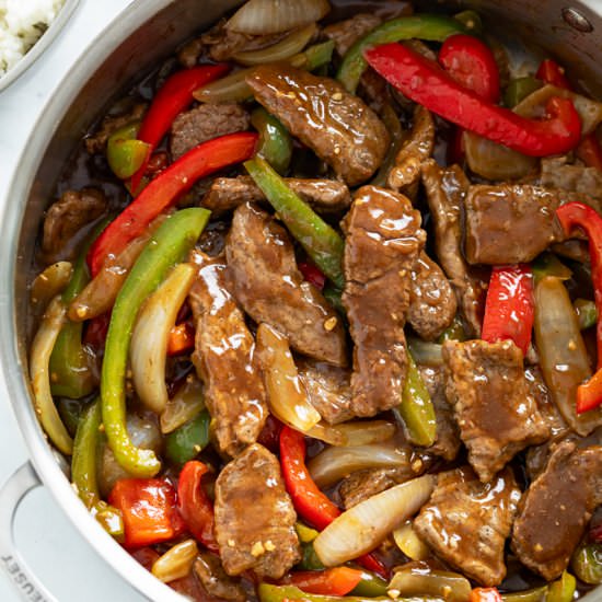 Pepper Steak - Recipe photo by TheCozyCook