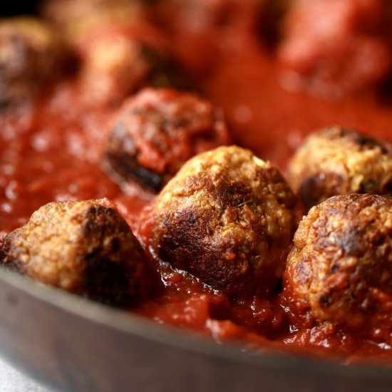 Vegan Tempeh Meatballs - Recipe photo by theconscientiouseater