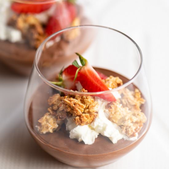 Vegan Chocolate Mousse - Recipe photo by The Gourmet Larder