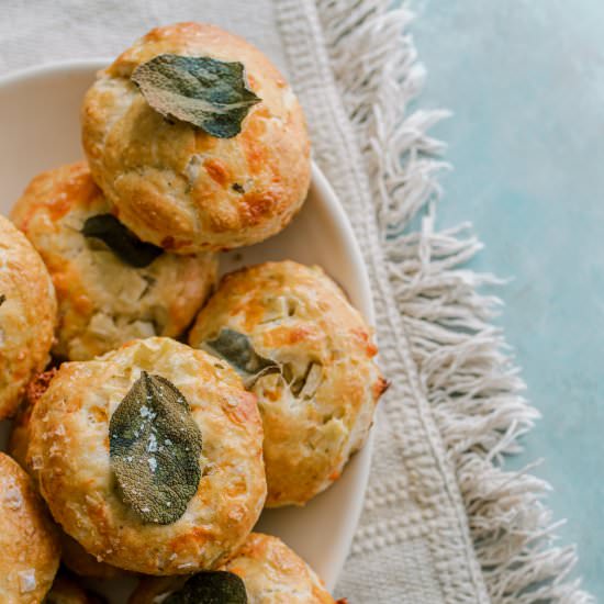 Apple Cheddar Scones - Recipe photo by LifeAroundtheTable