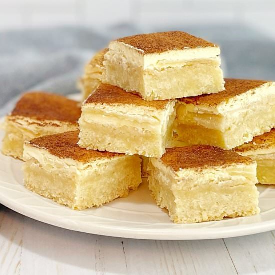 Apple Sour Cream Slice - Recipe photo by chef not required