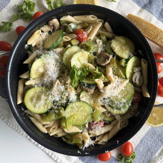 Sautéed Vegetable Medley Pasta - Recipe photo by the_wellness_walnut