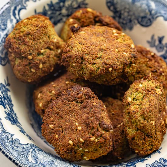 Air Fryer Falafel - Recipe photo by The Mediterranean Dish