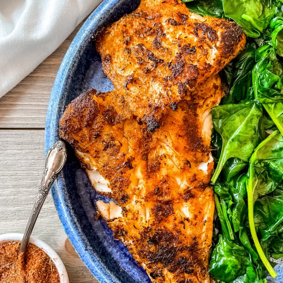 Easy Blackened Cod - Recipe photo by SugarandSnapPeas