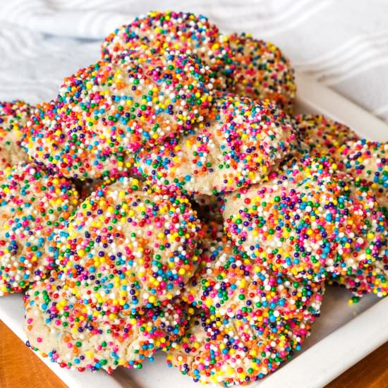 Cream Cheese Cookies with Sprinkles - Recipe photo by tamararay