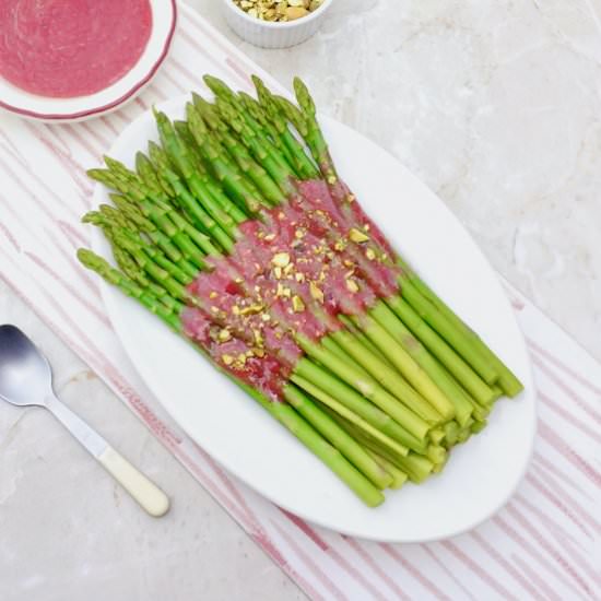 Raspberry Asparagus - Recipe photo by anothertablespoon