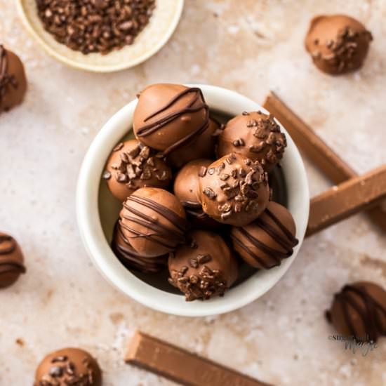 Kit Kat Truffles - Recipe photo by sugarsaltmagic
