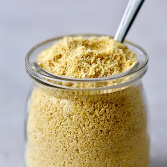 Vegan Parmesan Cheese - Recipe photo by theconscientiouseater