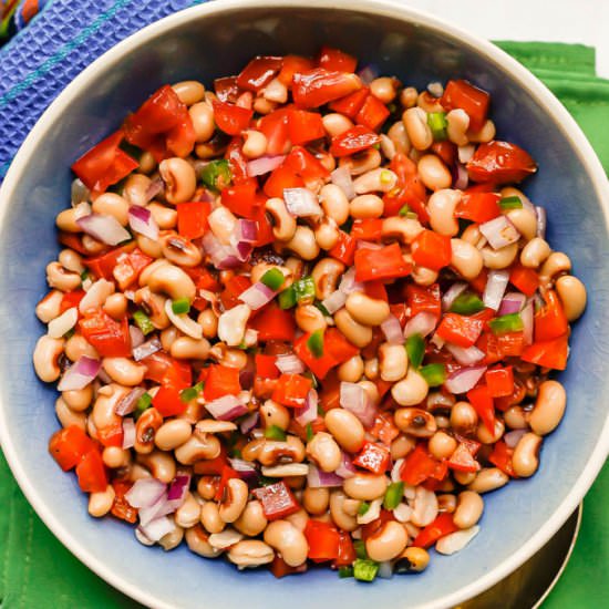Black-eyed pea salad - Recipe photo by Family Food on the Table