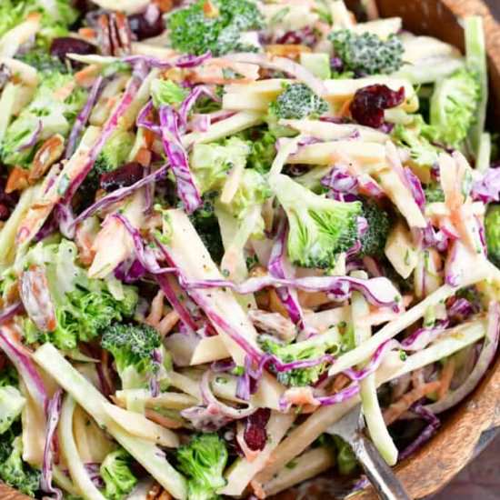 Broccoli Slaw - Recipe photo by WillCookForSmiles