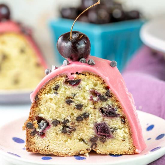 Chocolate Chip Cherry Pound Cake - Recipe photo by bunsenburnerbakery