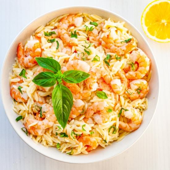 Instant Pot Shrimp & Orzo Pasta - Recipe photo by Kitchenskip