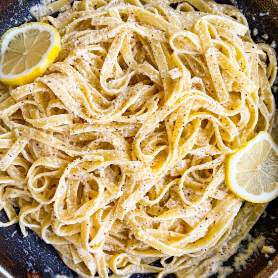 Creamy Lemon Pasta (Al Limone) - Recipe photo by TastefullyGrace