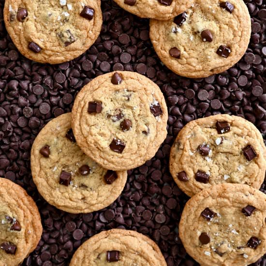 No-Chill Chocolate Chip Cookies - Recipe photo by justataste