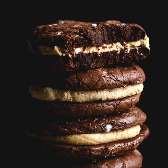 Small batch brownie cookies - Recipe photo by georgeats