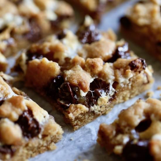 Easy Vegan S'mores Bars - Recipe photo by theconscientiouseater