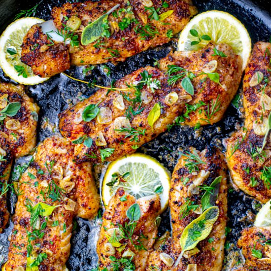 Cajun- Style Blackened Redfish - Recipe photo by a zest for life