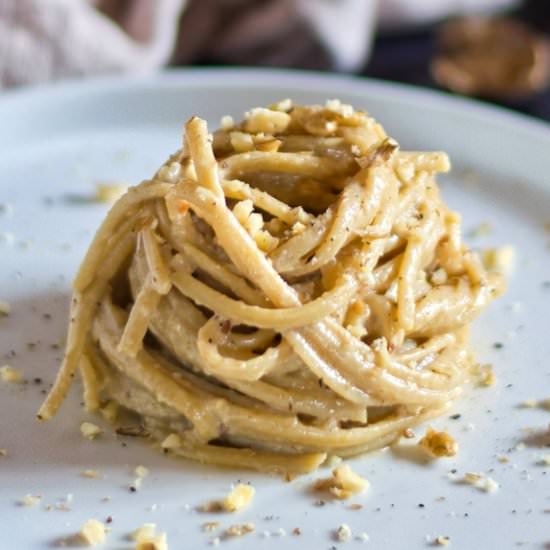 Mediterranean Diet Pasta in Walnut - Recipe photo by MellieB