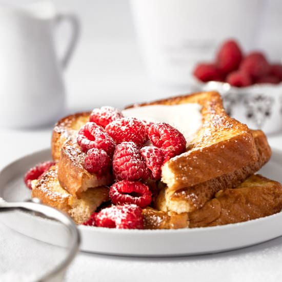 RumChata French Toast - Recipe photo by The Littlest Crumb