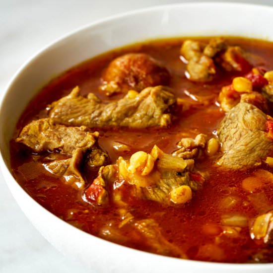 Khoresh Gheymeh – Meat and Pea Stew - Recipe photo by proportionalplate