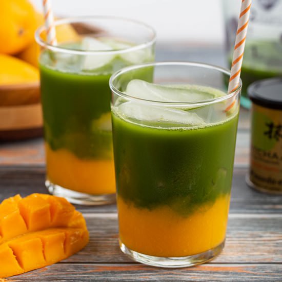 Iced Mango Matcha - Recipe photo by Lokness