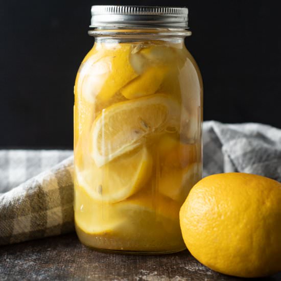 Fermented Lemons (Preserved Lemons) - Recipe photo by BinkysCulinaryCarnival