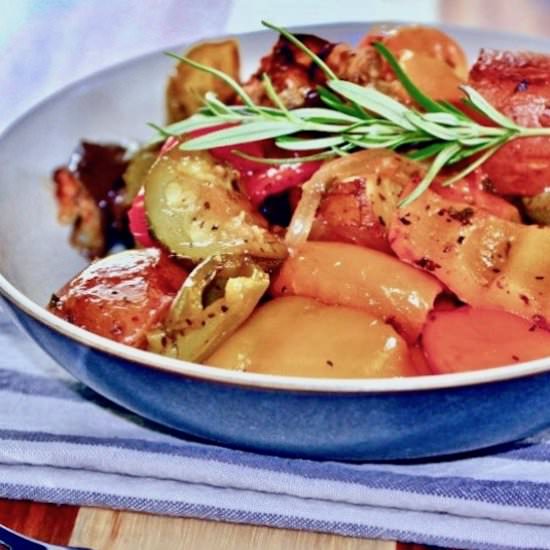 Tangy Roasted Vegetables - Recipe photo by Kitchengetaway