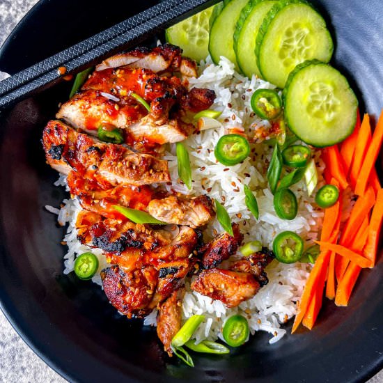 Spicy Bulgogi Chicken Recipe - Recipe photo by HIldaskitchenblog
