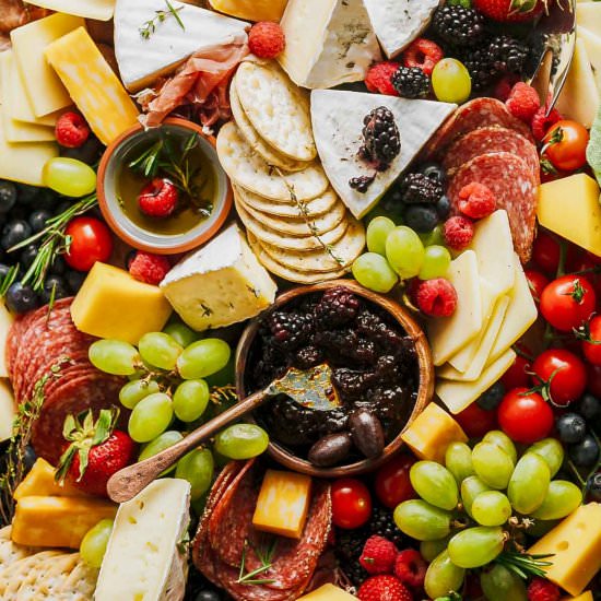 Perfect Summer Charcuterie Board - Recipe photo by Sweet Tea and Thyme