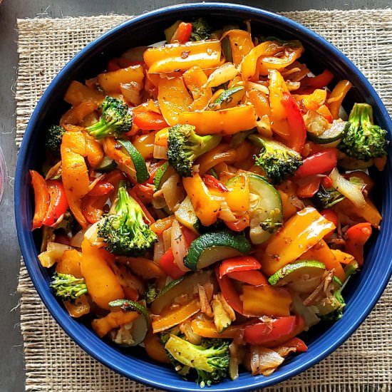Air Fryer Roasted Vegetables - Recipe photo by ProfusionCurry
