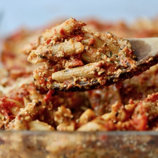 Easy Vegan Baked Ziti (Dairy-Free!) - Recipe photo by theconscientiouseater