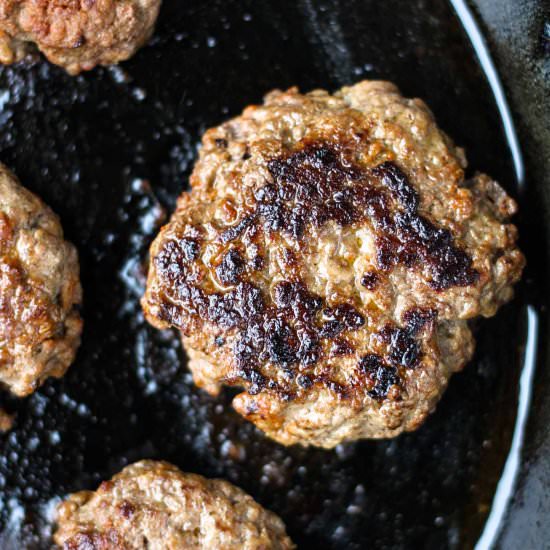 Cast Iron Skillet Burgers - Recipe photo by eatsbyapril