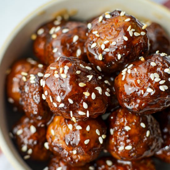 Air Fryer Frozen Meatballs - Recipe photo by dashfordinner