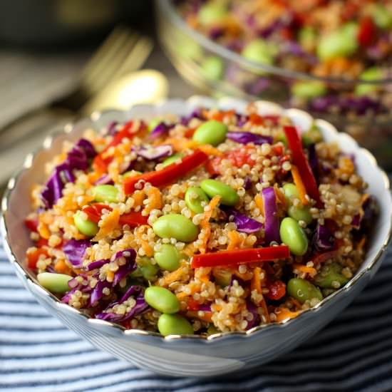 Quinoa Edamame Salad - Recipe photo by Yay For Food