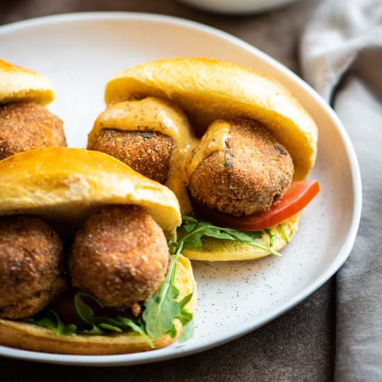 Mini Cajun Tuna Po Boys - Recipe photo by dudethatcookz