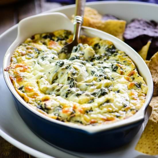 The Cheesiest Spinach Dip - Recipe photo by dudethatcookz