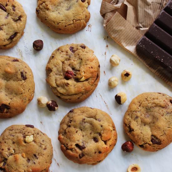 Chocolate hazelnut & honey cookies - Recipe photo by hornoMX