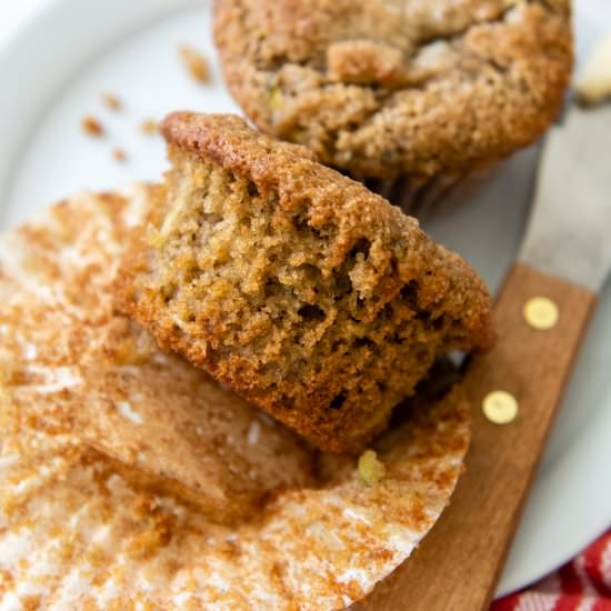Almond Flour Zucchini Muffins - Recipe photo by MamaGourmand