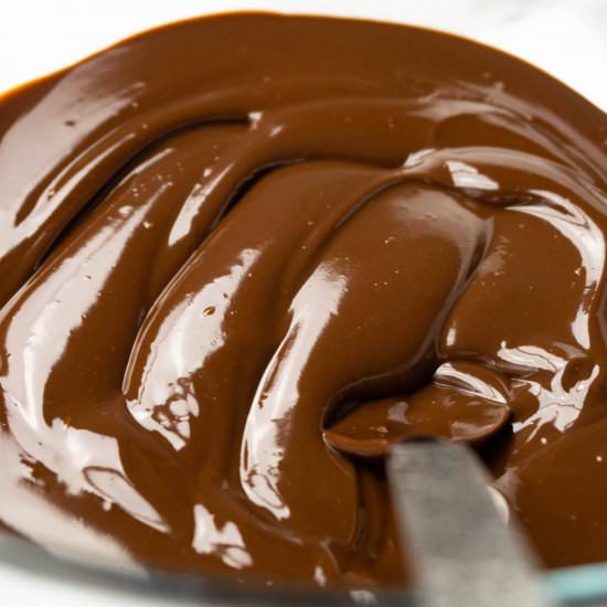 Chocolate ganache - Recipe photo by sugarpursuit