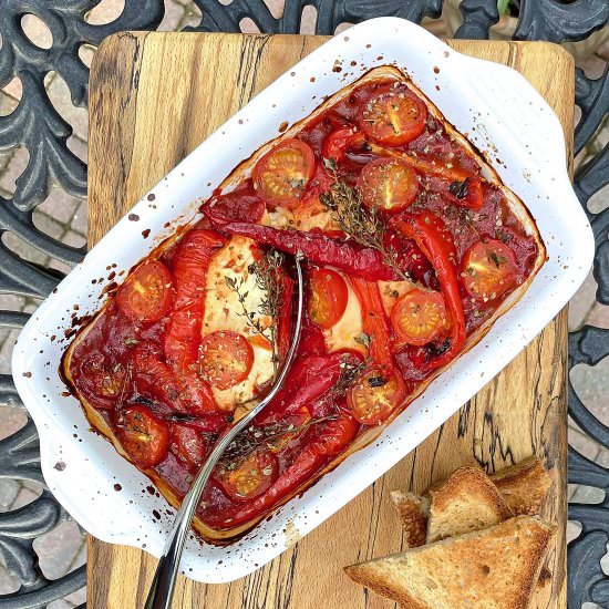 Greek Baked Feta - Recipe photo by glutenfreealchemist