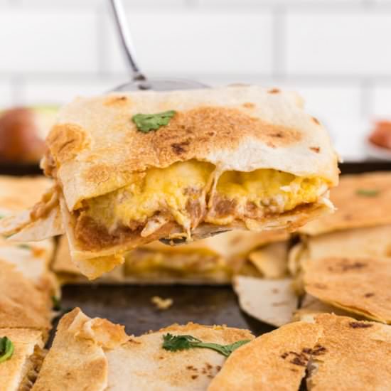 Sheet Pan Quesadillas - Recipe photo by familyfreshmeals
