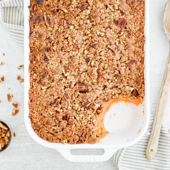 Sweet Potato Casserole - Recipe photo by homesweetfarmhome