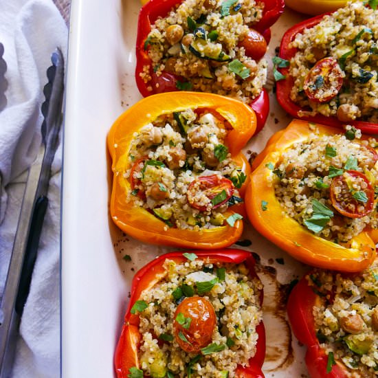 Mediterranean Stuffed Peppers - Recipe photo by gastronotherapy