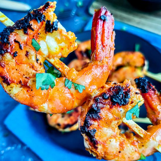 Easy Tandoori Prawn Tikka - Recipe photo by Sheeba@gohealthy
