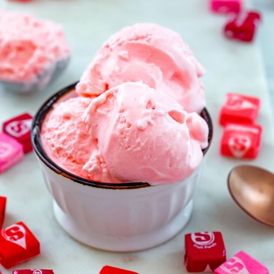 Starburst Ice Cream - Recipe photo by Wearenotmartha