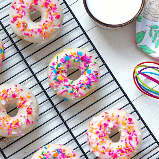 Baked Buttermilk Donuts - Recipe photo by Wearenotmartha
